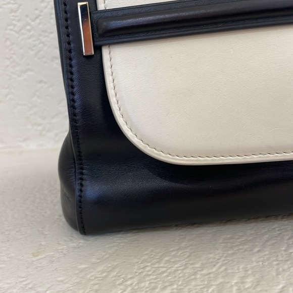 The Row Bicolor Runway Bag Black and White Top Handle - Picture 5 of 16
